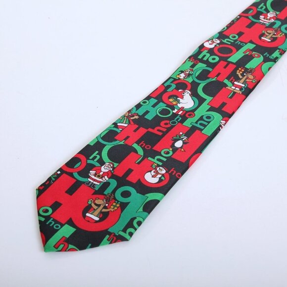 Holiday Traditions by Hallmark Ho Ho Ho Christmas Tie - Picture 3 of 6